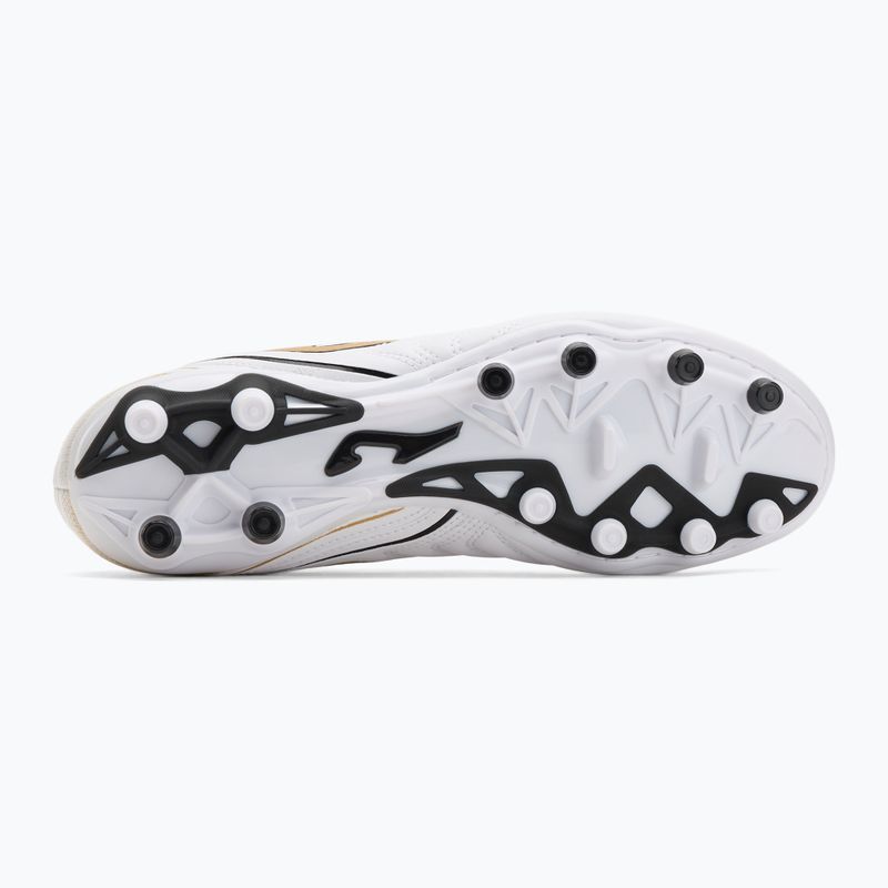 Joma Aguila FG мъжки футболни обувки бяло/златно 4