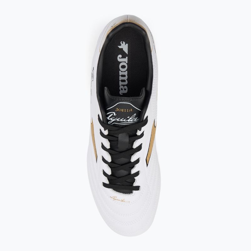 Joma Aguila FG мъжки футболни обувки бяло/златно 5
