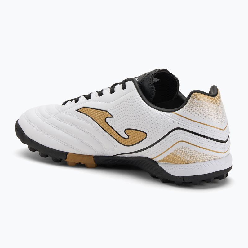 Мъжки футболни обувки Joma Aguila TF white/gold 3