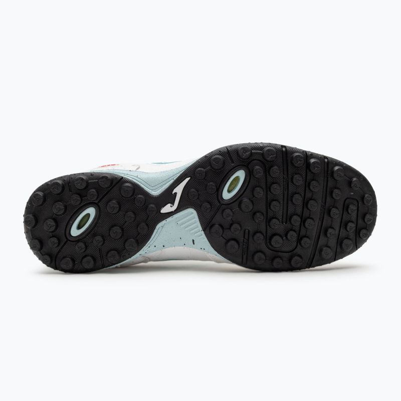 Мъжки футболни обувки Joma Top Flex TF white/turqoise 4