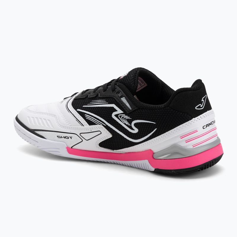 Мъжки футболни обувки Joma Cancha IN white/black 3