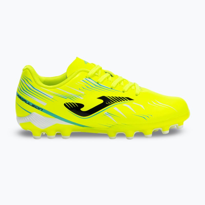 Детски футболни обувки Joma Propulsion Jr FG fluor yellow 8