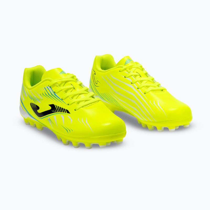 Детски футболни обувки Joma Propulsion Jr FG fluor yellow 9