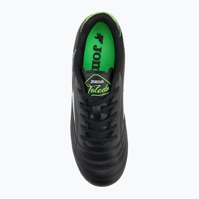 Детски футболни обувки Joma Toledo Jr FG черни 5