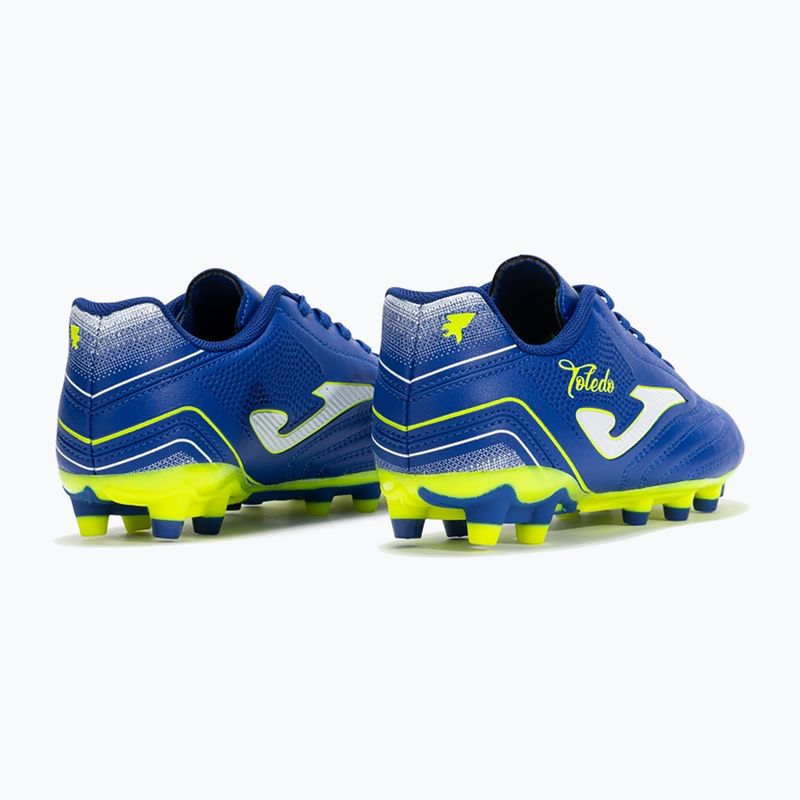 Детски футболни обувки Joma Toledo Jr FG кралско синьо 10
