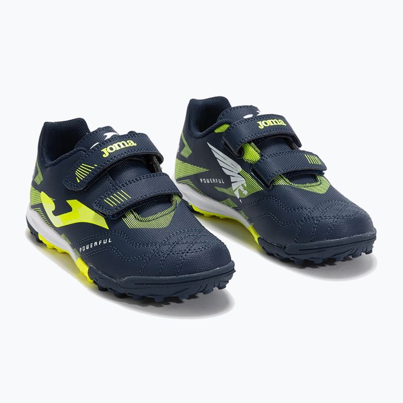 Детски футболни обувки Joma Powerful Jr TF navy blue 9
