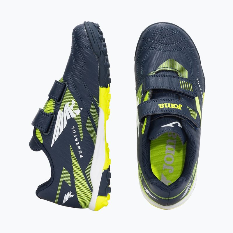 Детски футболни обувки Joma Powerful Jr TF navy blue 12