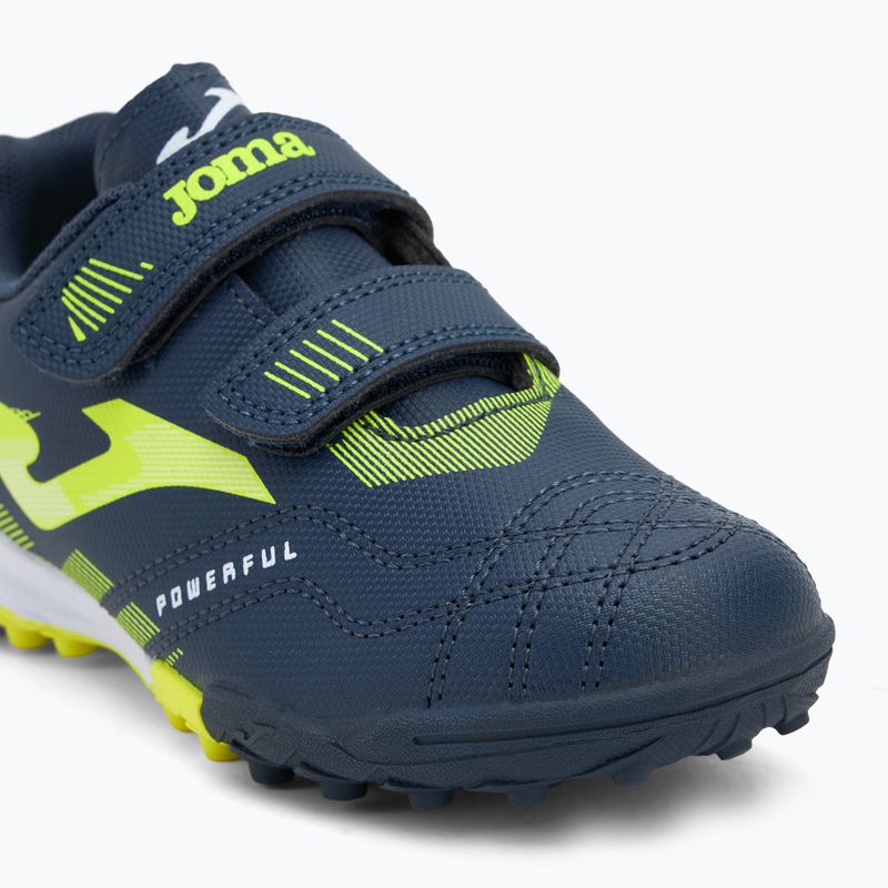 Детски футболни обувки Joma Powerful Jr TF navy blue 7