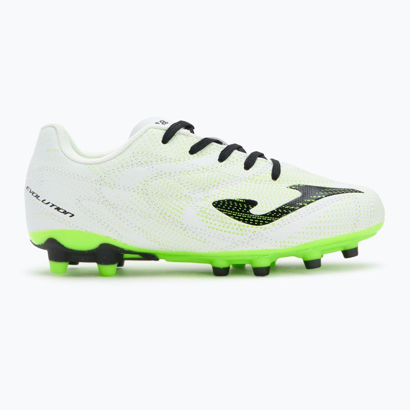 Детски футболни обувки Joma Evolution Jr FG white 2