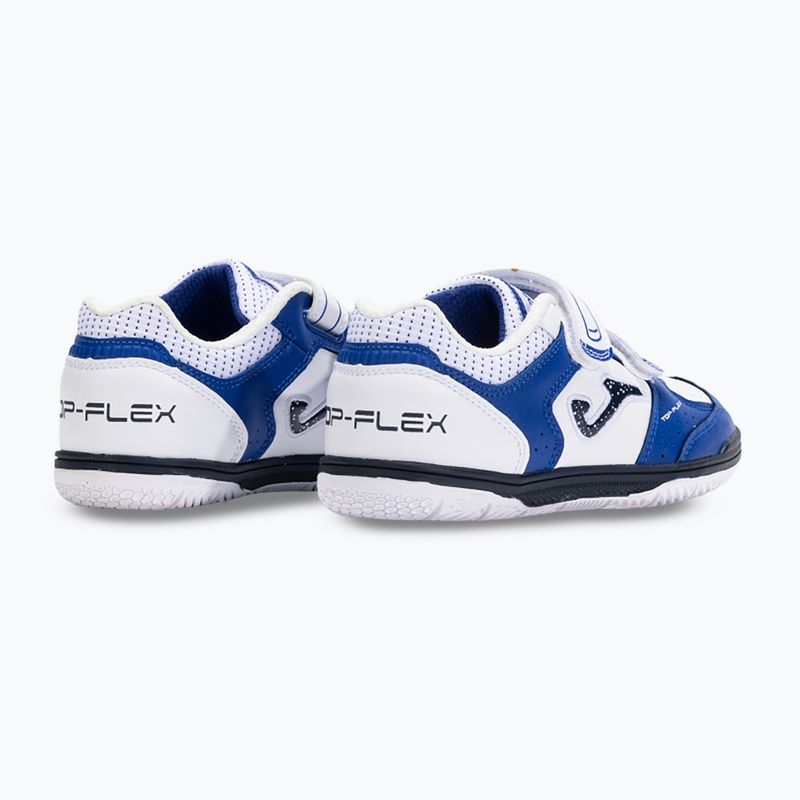 Детски футболни обувки Joma Top Flex Jr IN royal blue/white 10