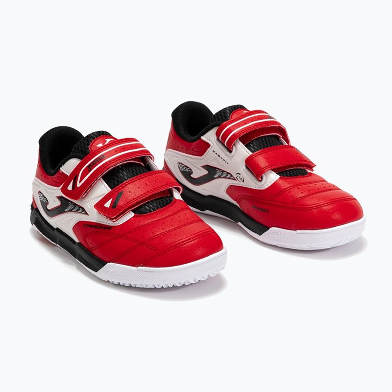 Детски футболни обувки Joma Cancha Jr IN red/white 9