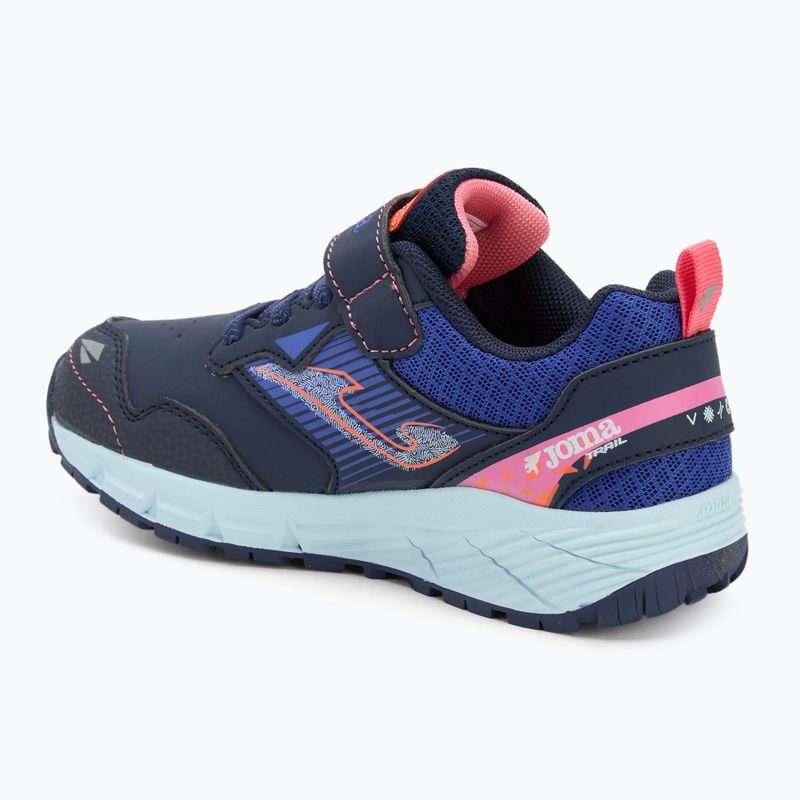 Детски обувки за бягане Joma Tundra Jr navy blue/pink 3