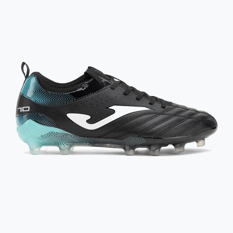 Мъжки футболни обувки Joma Numero-10 FG black/turquoise 2