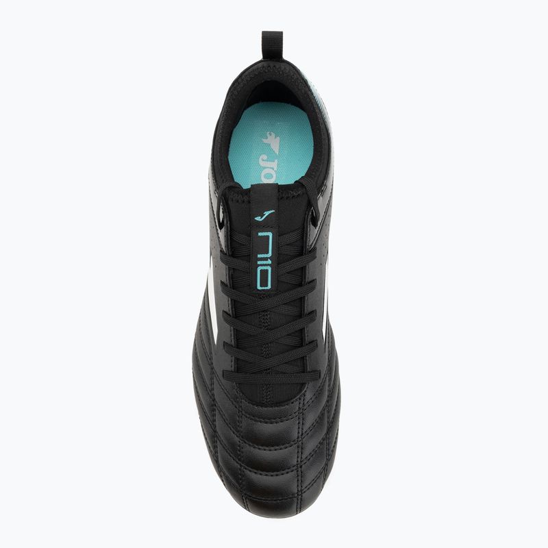 Мъжки футболни обувки Joma Numero-10 FG black/turquoise 5