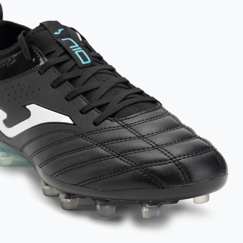 Мъжки футболни обувки Joma Numero-10 FG black/turquoise 7