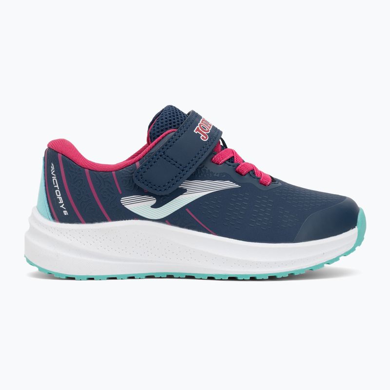 Детски обувки за бягане Joma Victory Jr navy blue / fuchsia 2