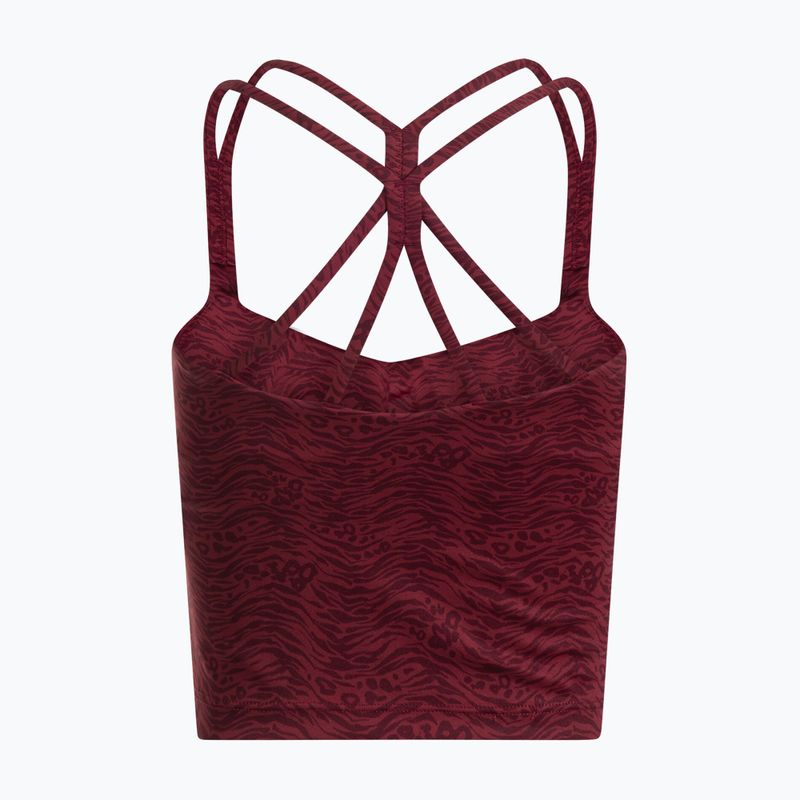 Дамска тениска/фланелка за тенис Joma Challenge Top W burgundy 2