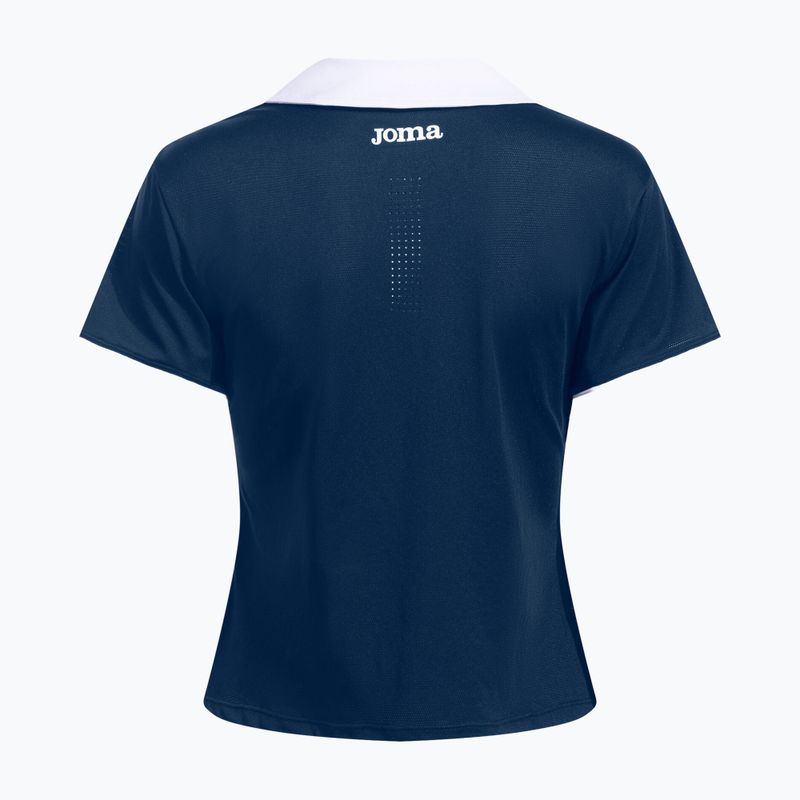 Дамска поло тениска за тенис Joma Torneo Polo W blue 2