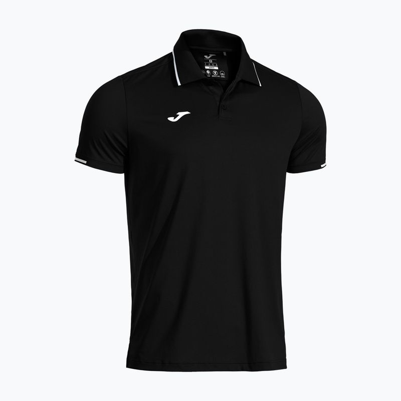 Мъжка поло тениска за тенис Joma Torneo Polo black 3