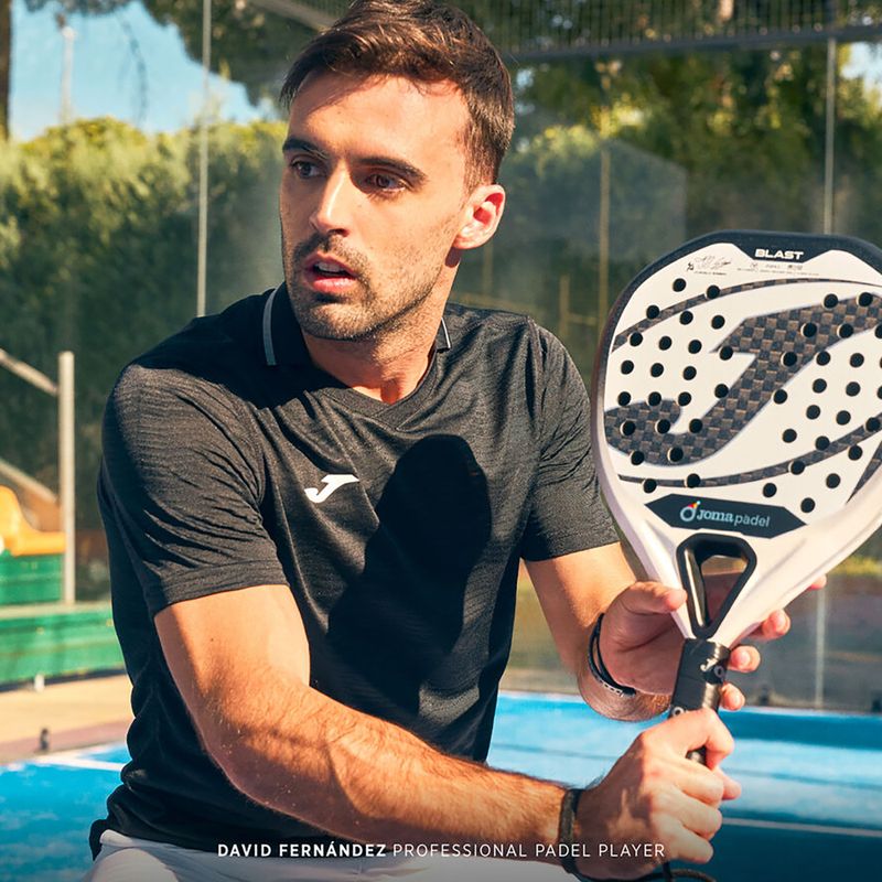 Мъжка поло тениска за тенис Joma Torneo Polo black 5