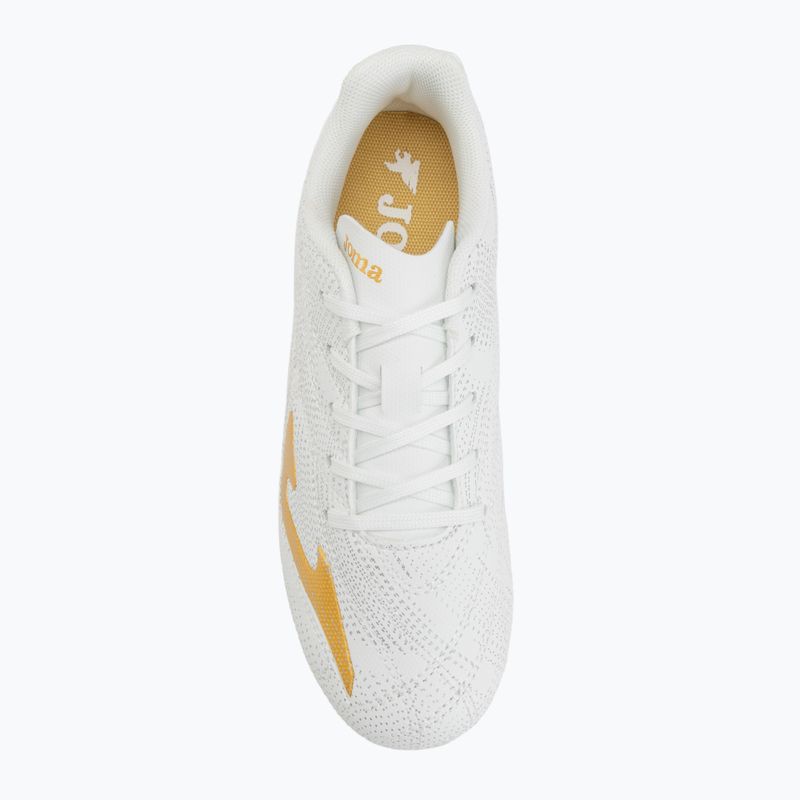 Детски футболни обувки Joma Evolution Jr 2602 FG white 5