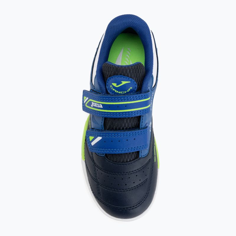 Детски футболни обувки Joma Cancha Jr IN navy/blue 5