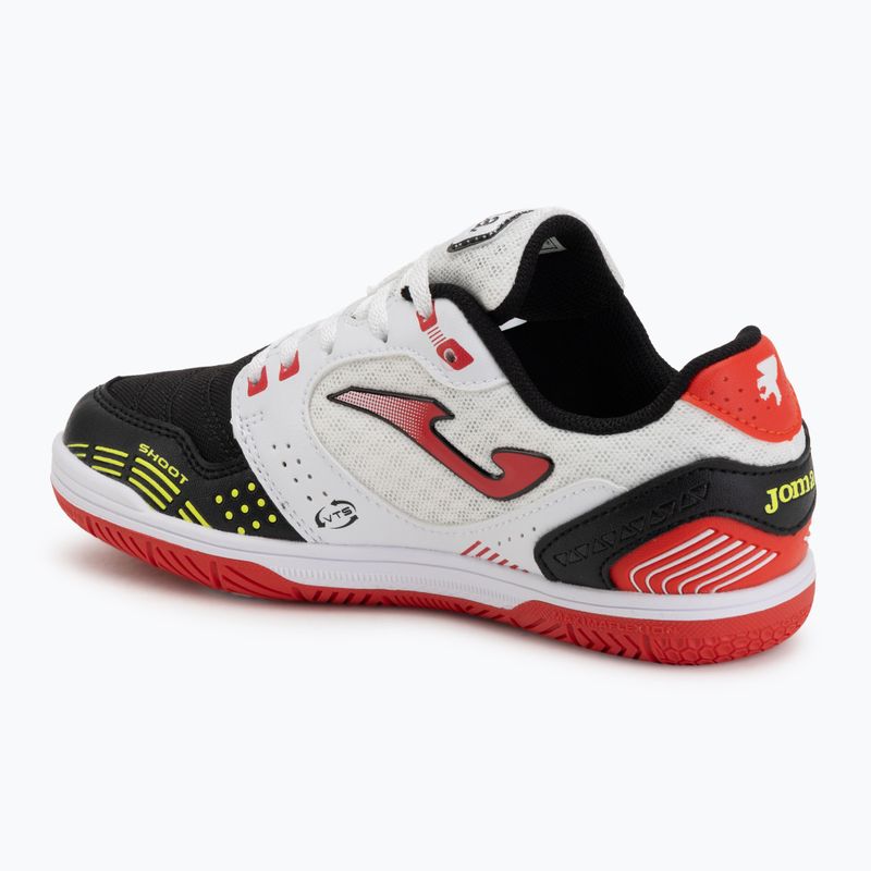 Детски футболни обувки Joma Sala Max Jr IN white/black 3