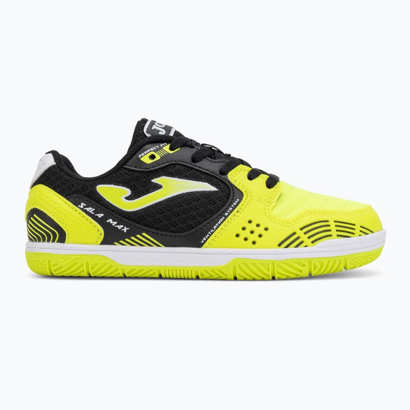 Детски футболни обувки Joma Sala Max Jr IN fluor yellow 2