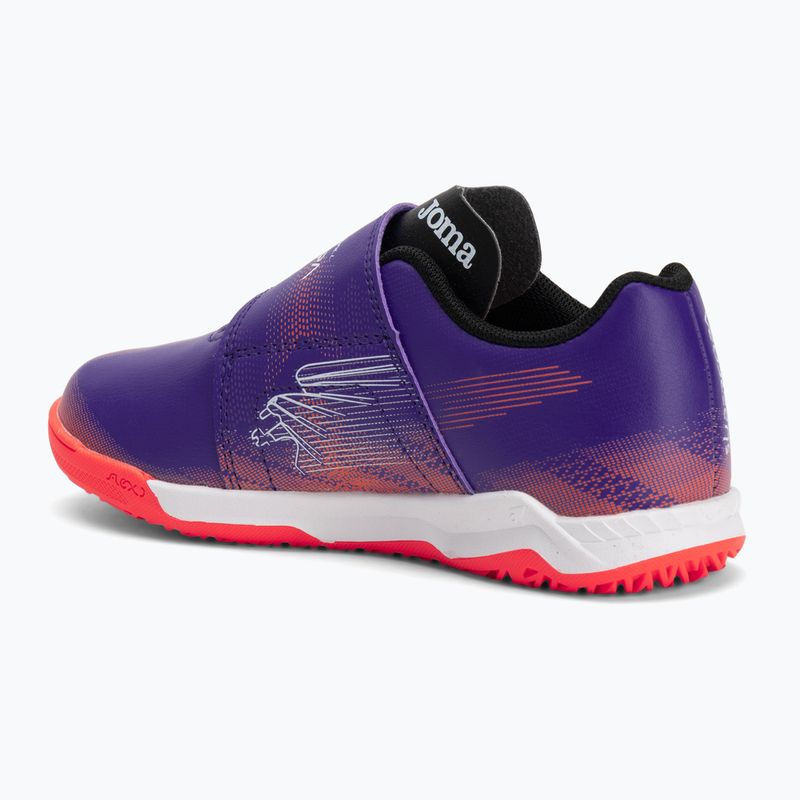 Детски футболни обувки Joma Supercopa Jr IN purple 3