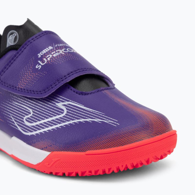 Детски футболни обувки Joma Supercopa Jr IN purple 7