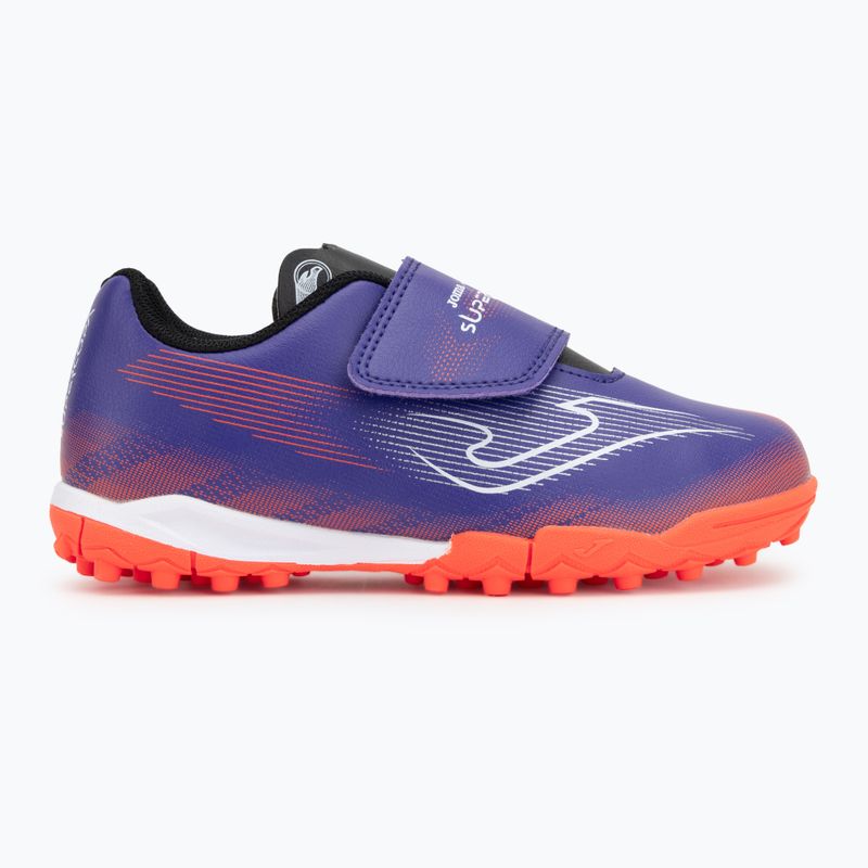 Детски футболни обувки Joma Supercopa Jr TF purple 2