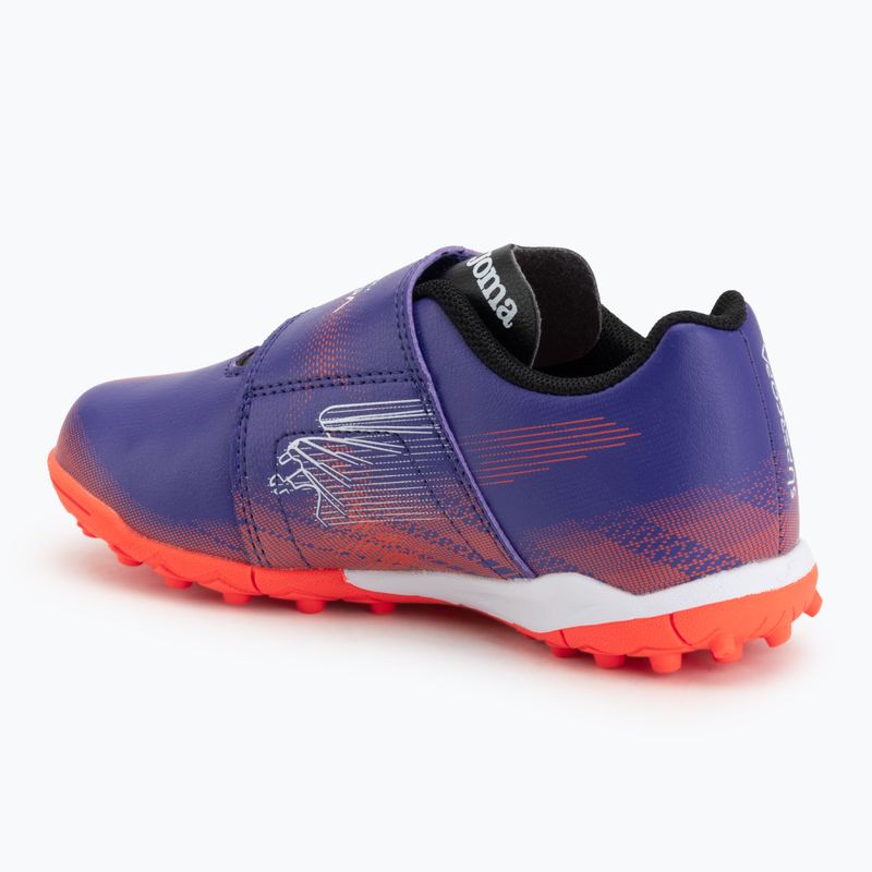 Детски футболни обувки Joma Supercopa Jr TF purple 3