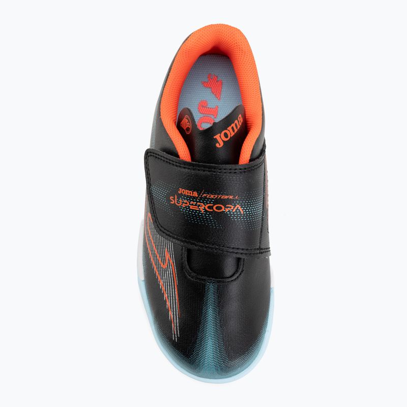 Детски футболни обувки Joma Supercopa Jr IN black 5
