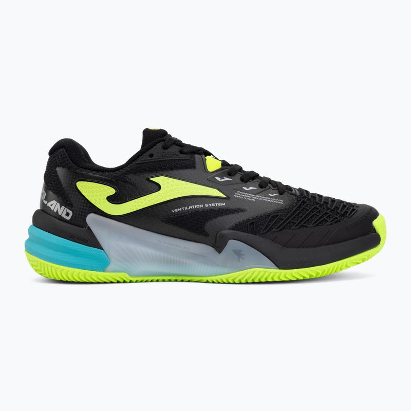 Мъжки тенис обувки Joma Roland C black/fluor yellow 2