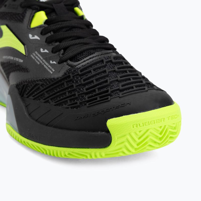 Мъжки тенис обувки Joma Roland C black/fluor yellow 7