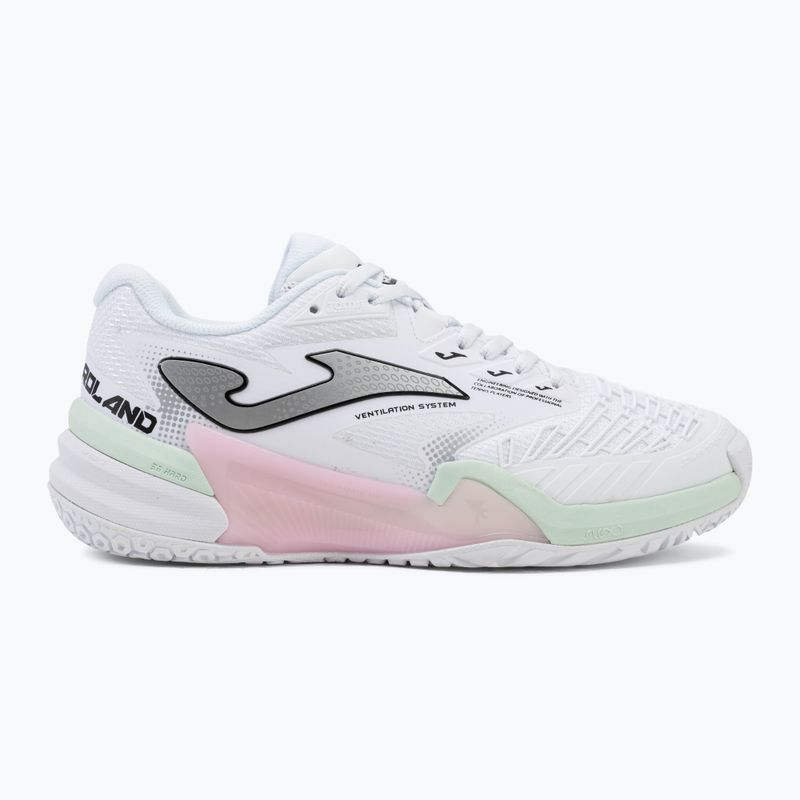 Дамски тенис обувки Joma Roland Lady AC white/pink 2