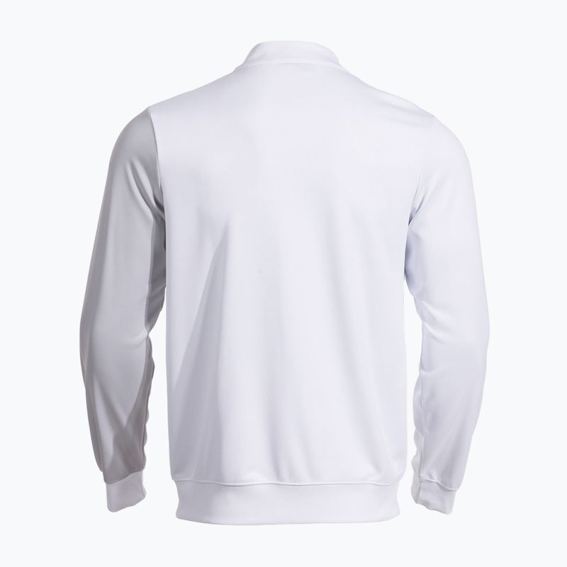 Мъжки суитшърт за тенис Joma Smash Full Zip white 2