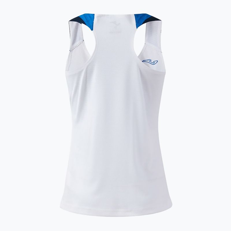 Дамска тениска/фланелка за тенис Joma Terra Tank Top white/royal 2