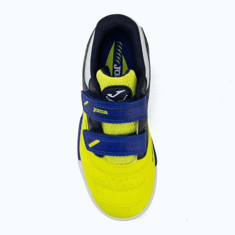 Детски футболни обувки Joma Cancha Jr IN fluor yellow 5