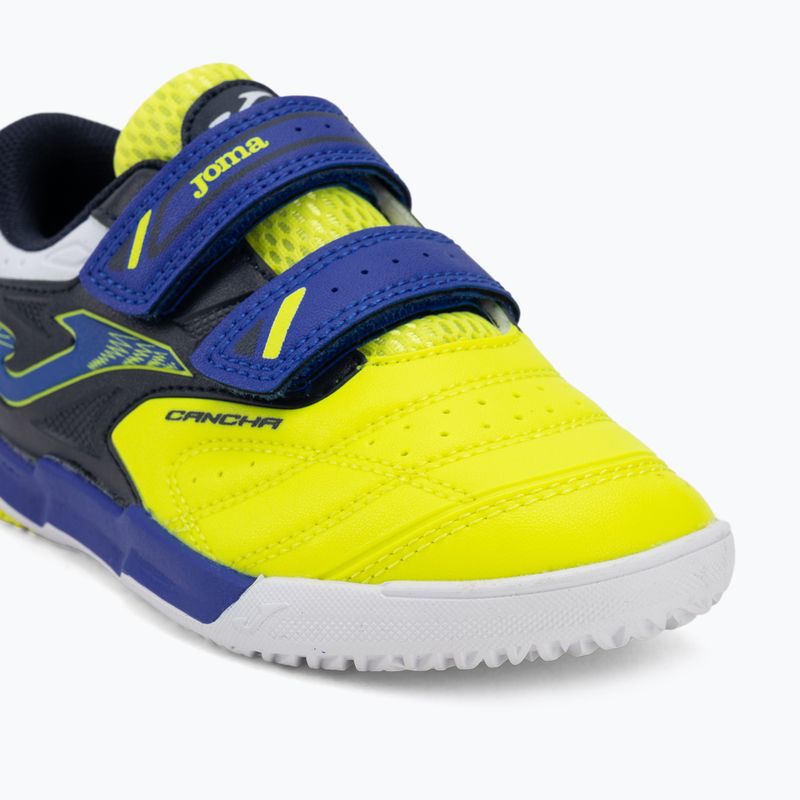 Детски футболни обувки Joma Cancha Jr IN fluor yellow 7