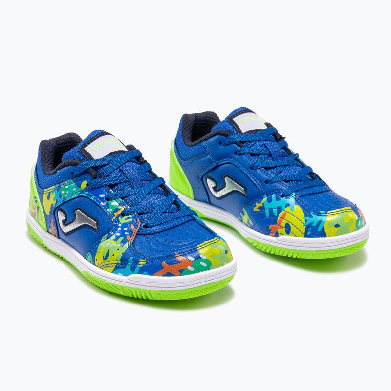 Детски футболни обувки Joma Top Flex Jr IN royal blue 2