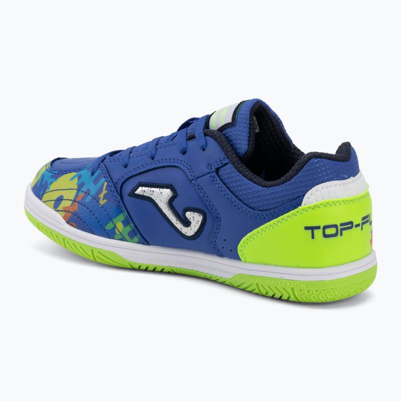 Детски футболни обувки Joma Top Flex Jr IN royal blue 3