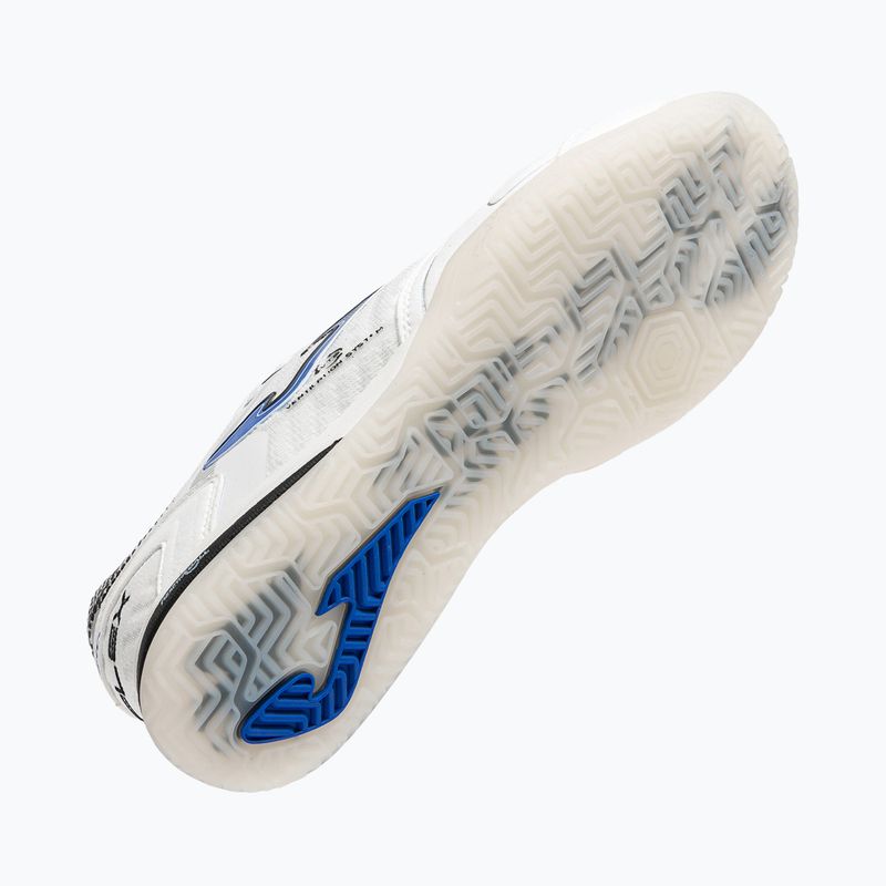 Мъжки футболни обувки Joma Top Flex Ultralight Indoor white/royal blue 5