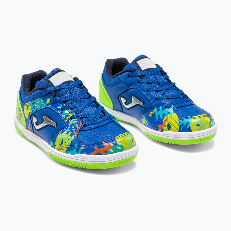 Детски футболни обувки Joma Top Flex Jr TF royal blue 2