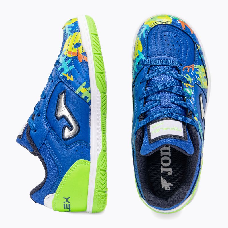 Детски футболни обувки Joma Top Flex Jr TF royal blue 4