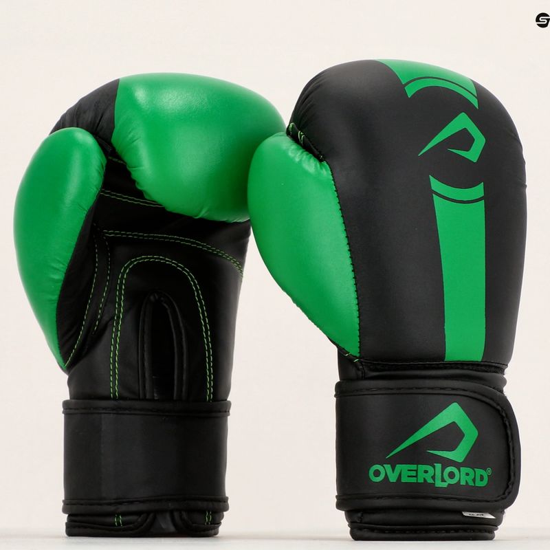 Overlord Ръкавици Boxer black-green 100003-GR 9