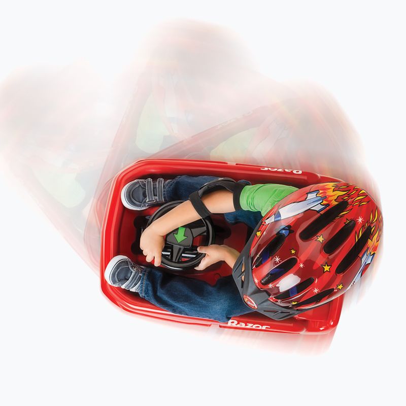Детски електрически картинг Razor Lil' Crazy Cart червен 7
