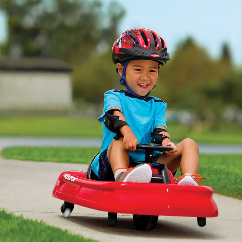 Детски електрически картинг Razor Lil' Crazy Cart червен 11