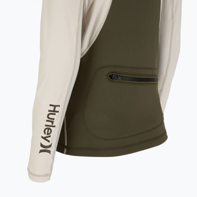 Мъжки Hurley Coast Guard Surf Top с качулка за плуване с дълъг ръкав 5