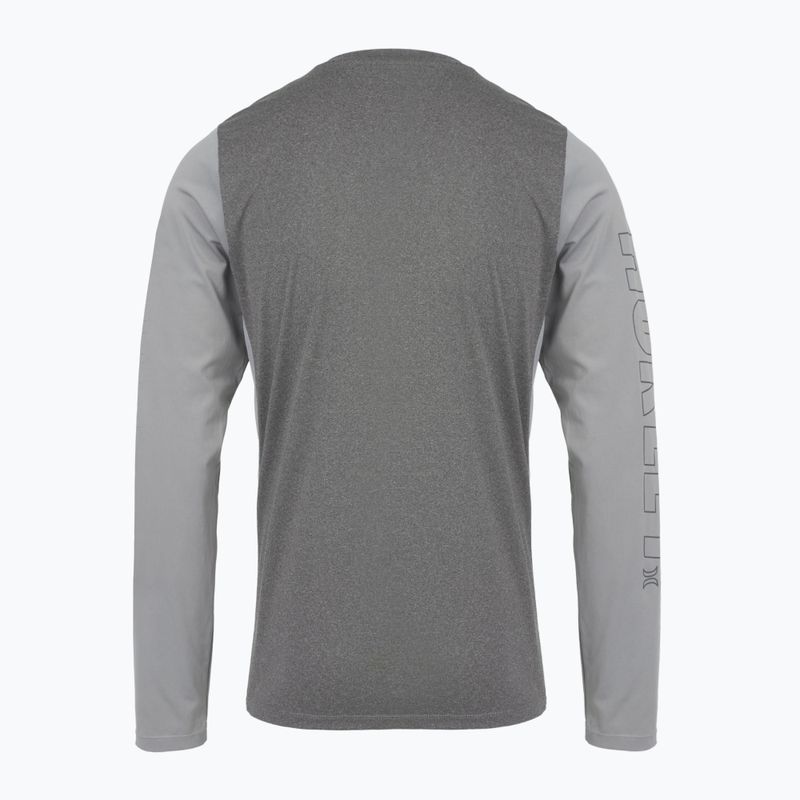 Мъжки дълъг ръкав Hurley H2O-Dri Easton ion grey heather 2